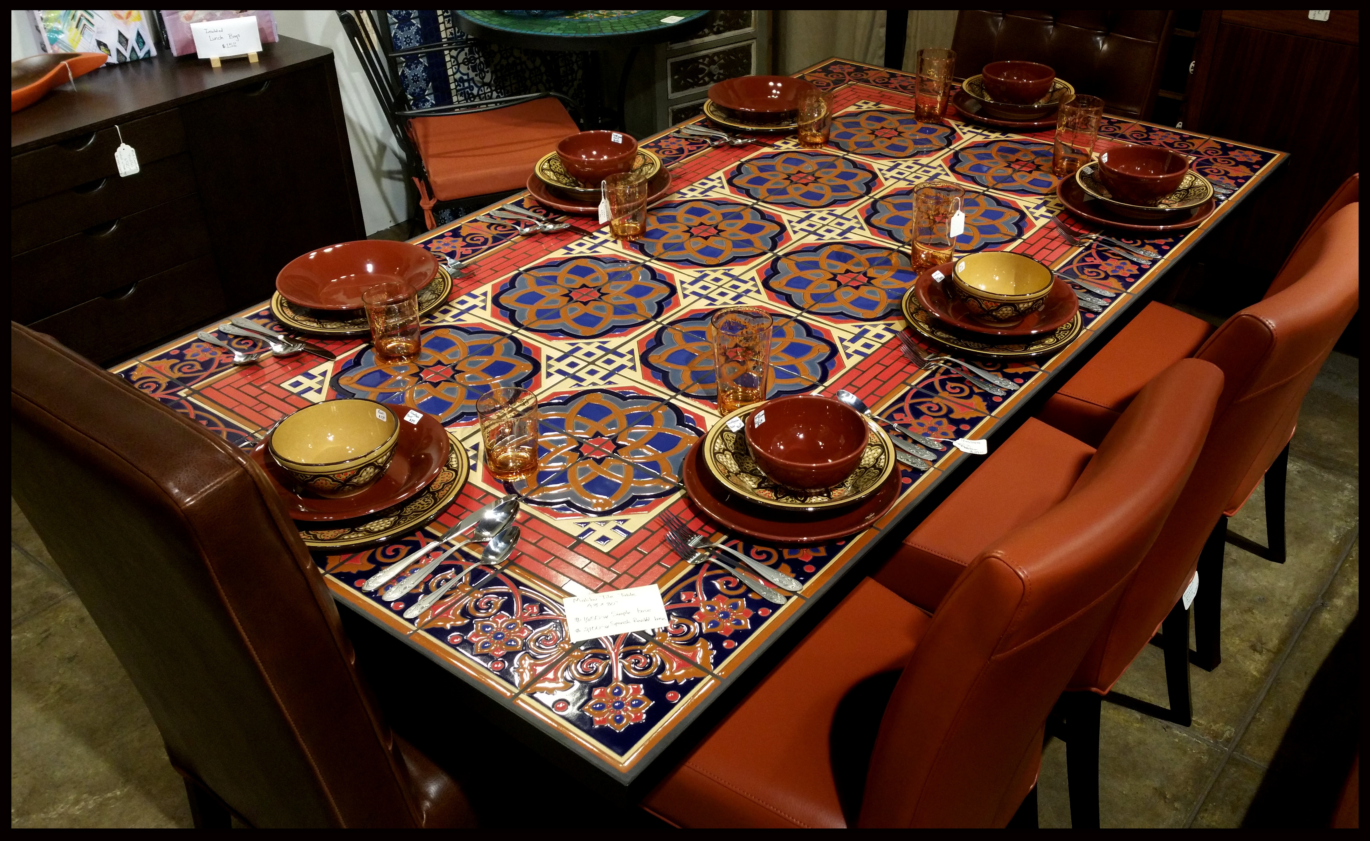Talavera Tile Dining Table Room Ideas Talavera Tile Dining Table Room Ideas